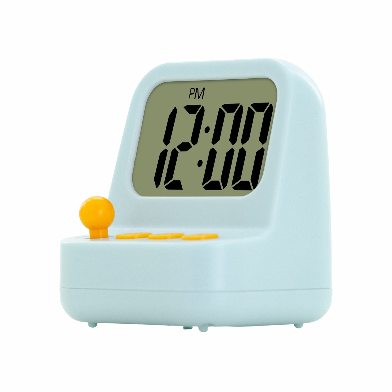 Mini digital alarm clock with timer function, shake snooze electronic desk clock